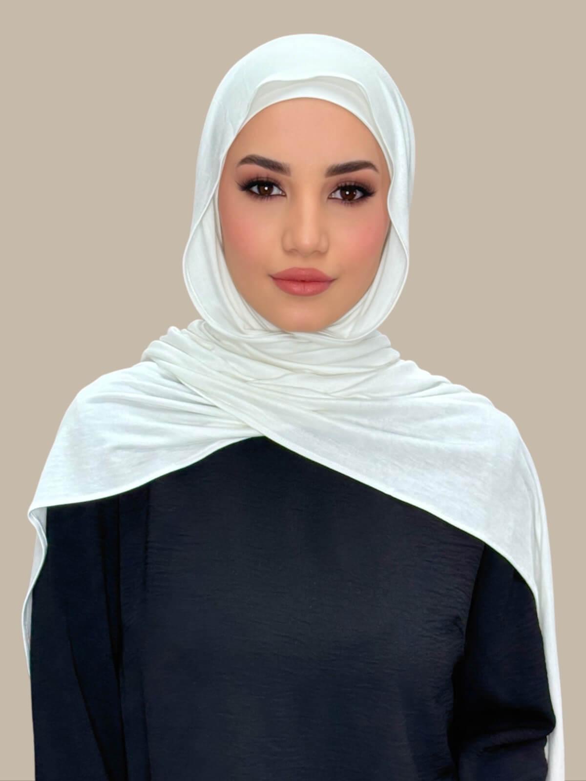 Premium Jersey Hijab-Off White