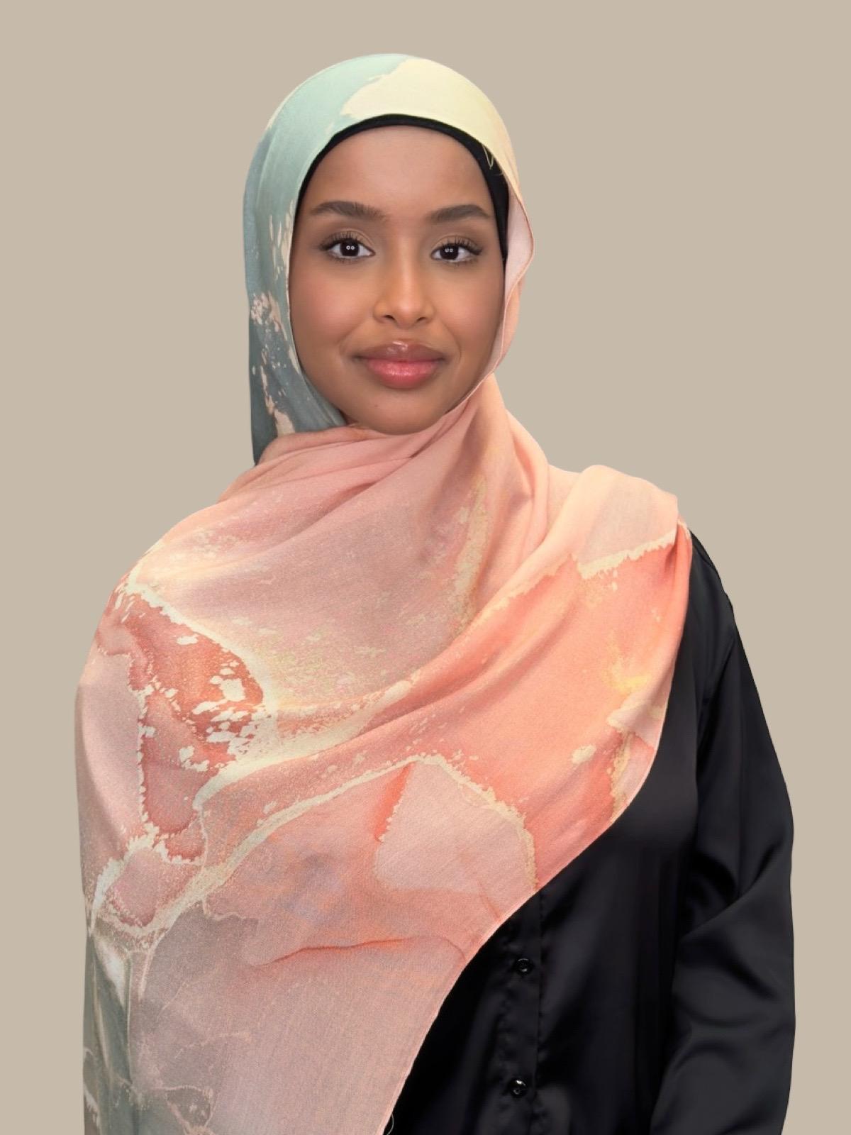 Print Modal Hijab-Sedona Sage