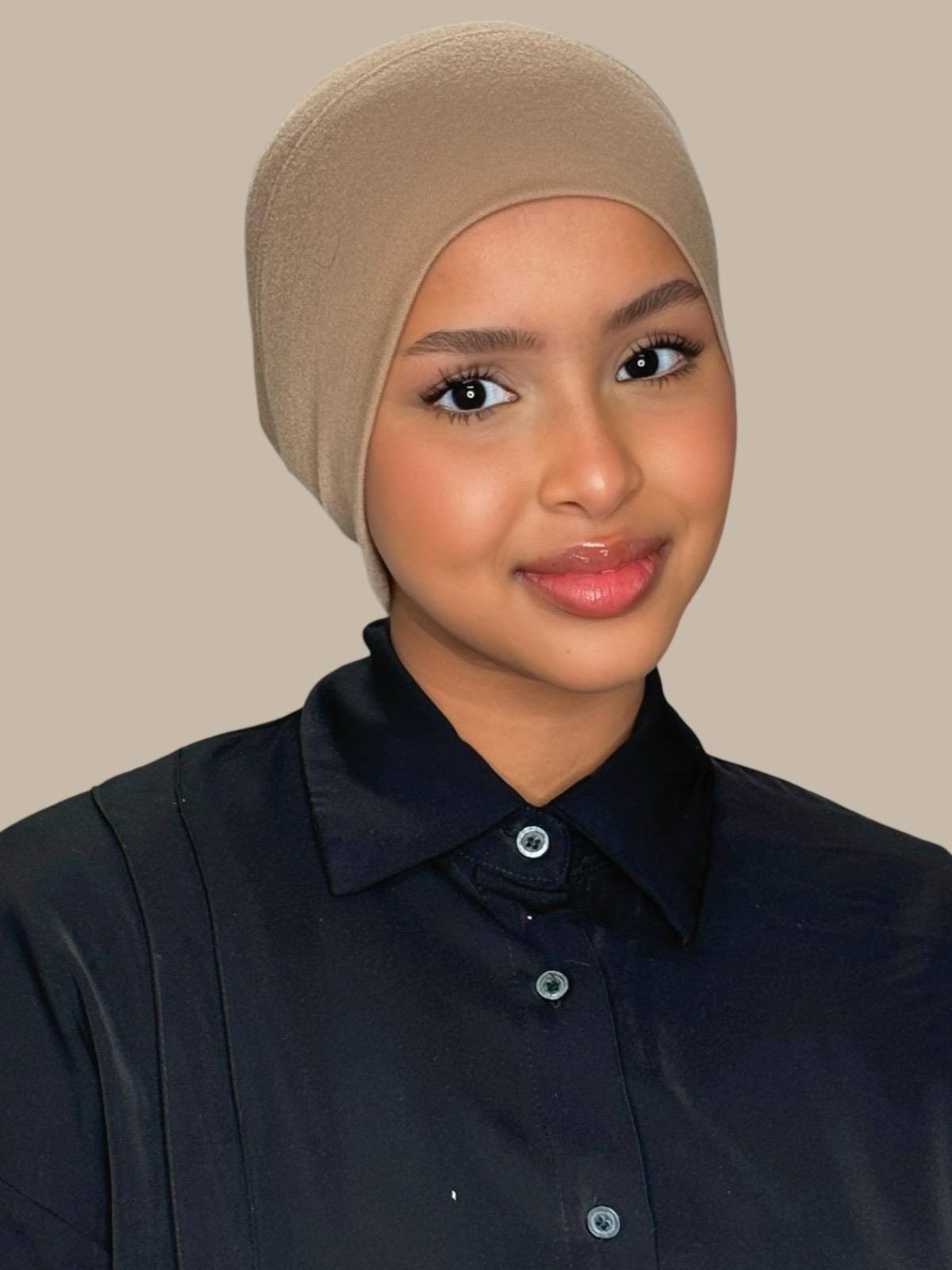 Premium Cotton Underscarf-Coffee