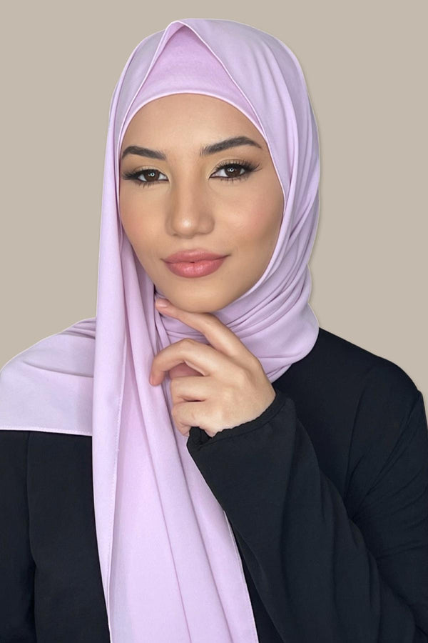 Matching Chiffon Hijab Set-Cotton Candy (FINAL SALE)