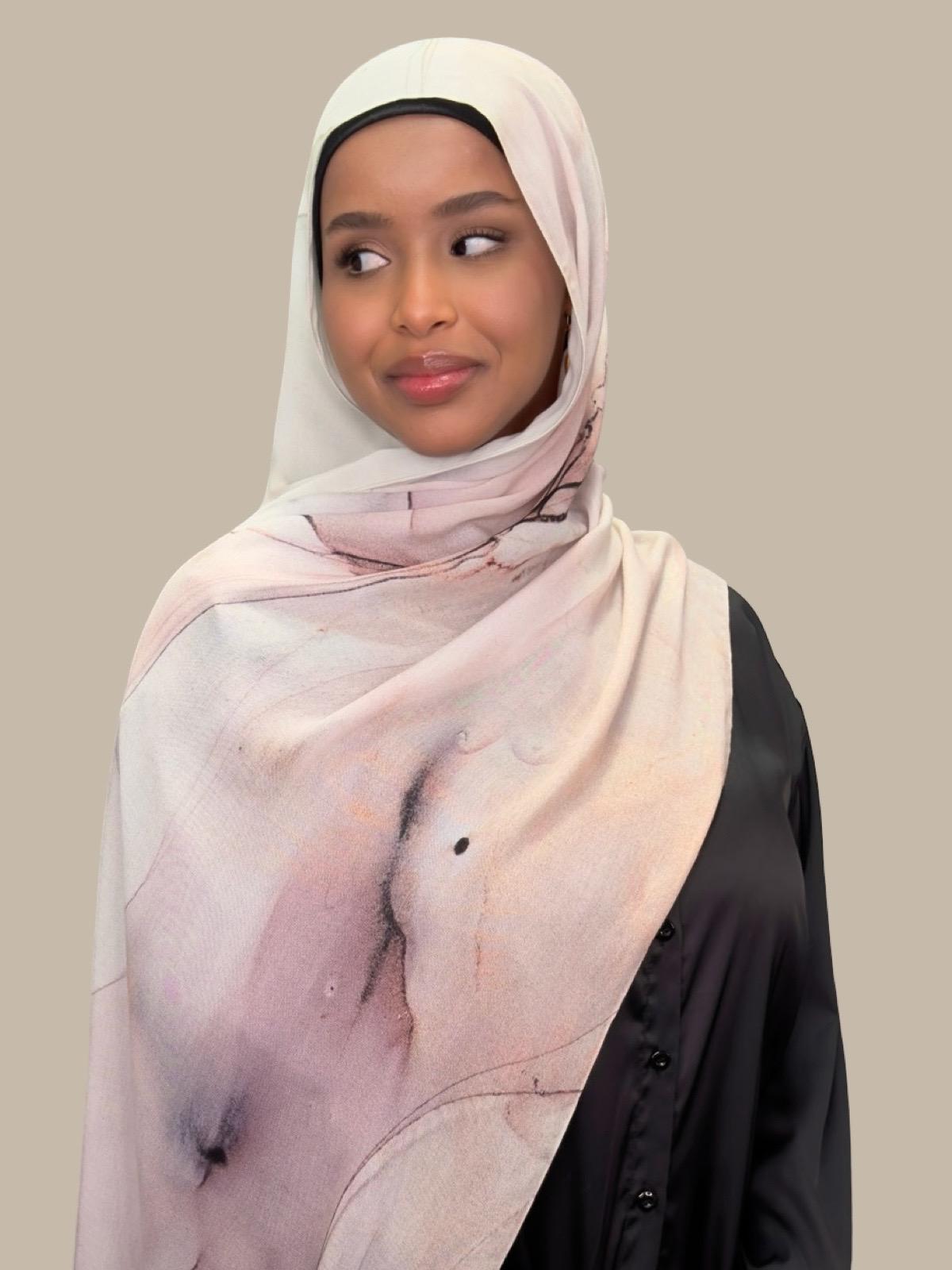 Print Modal Hijab-Tokyo Blossom