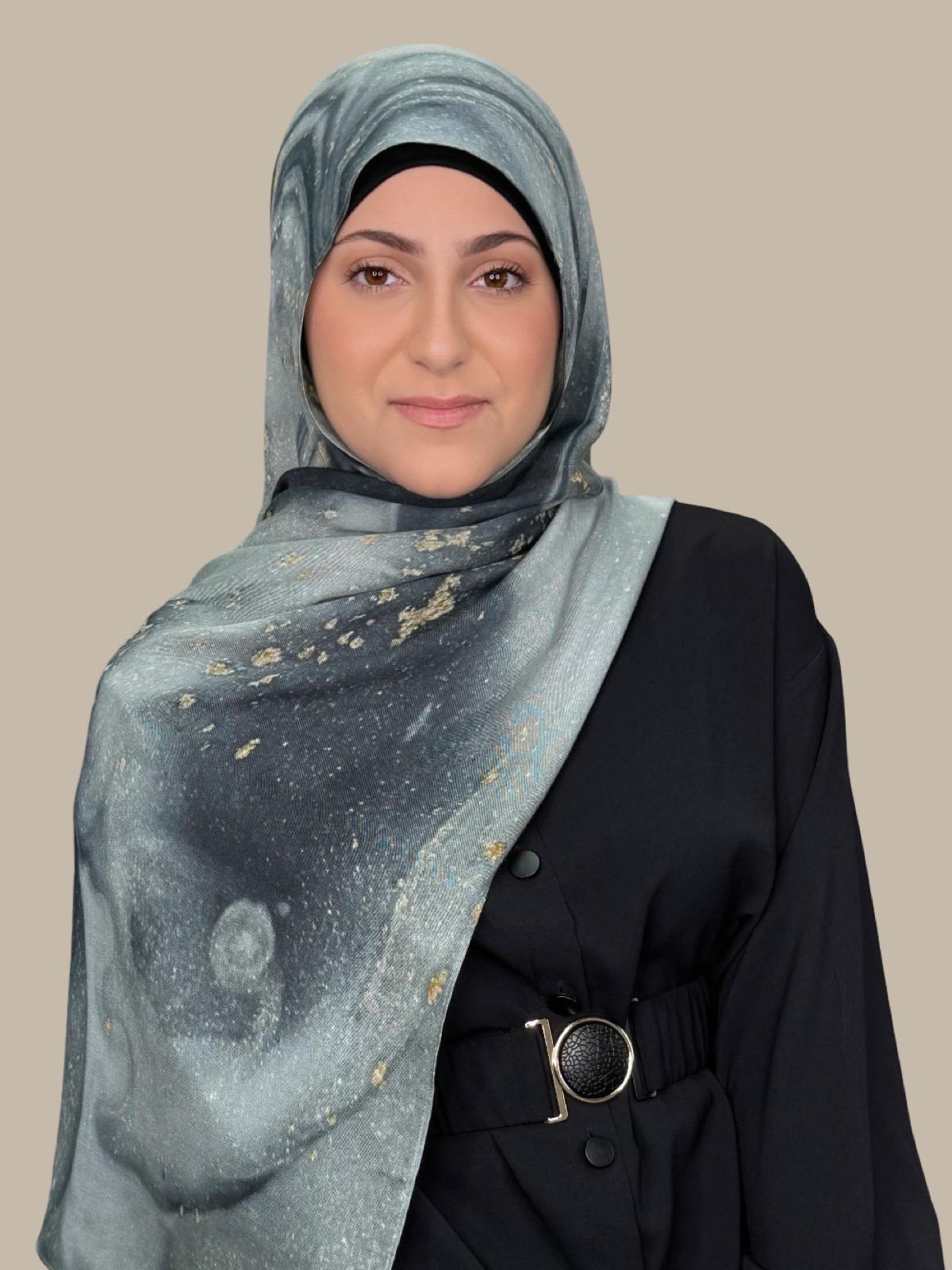 Modish Girl Print Modal Hijab-London Fog