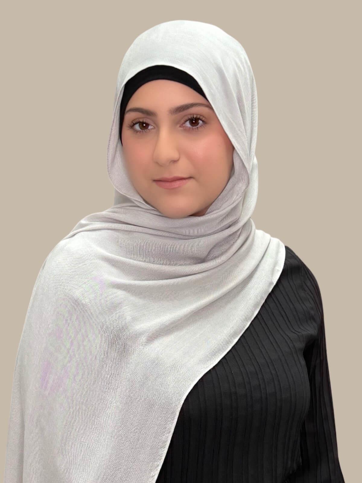 Modish Girl Cotton Modal Hijab-Pearl River