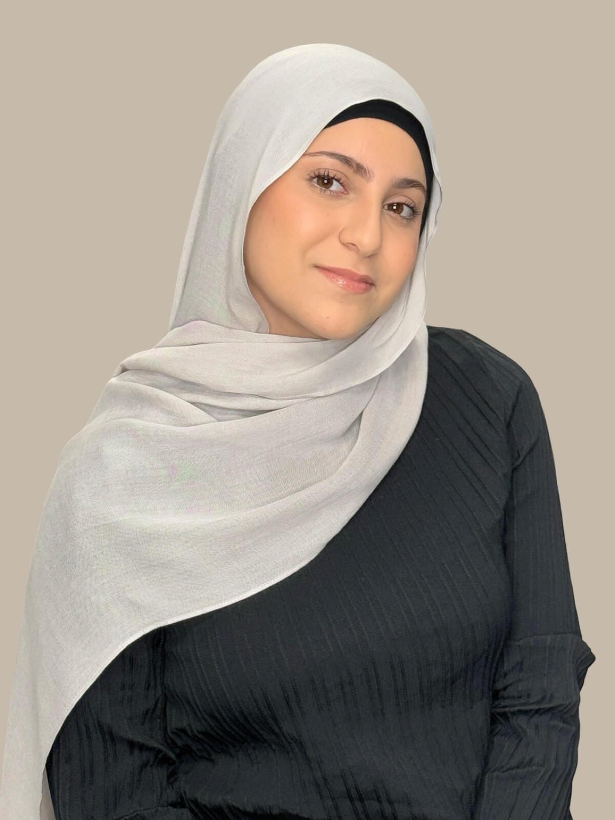 Modish Girl Cotton Modal Hijab-Misty Mink