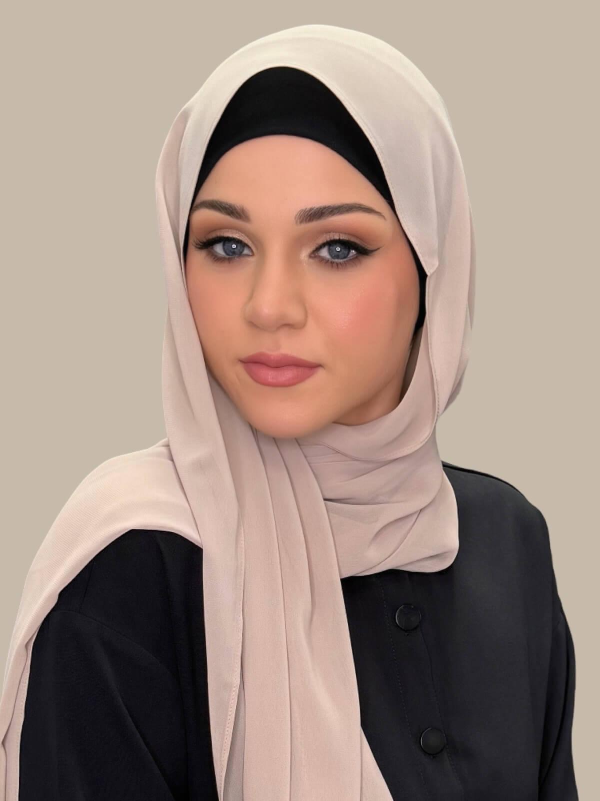 Luxury Chiffon Hijab-Oat