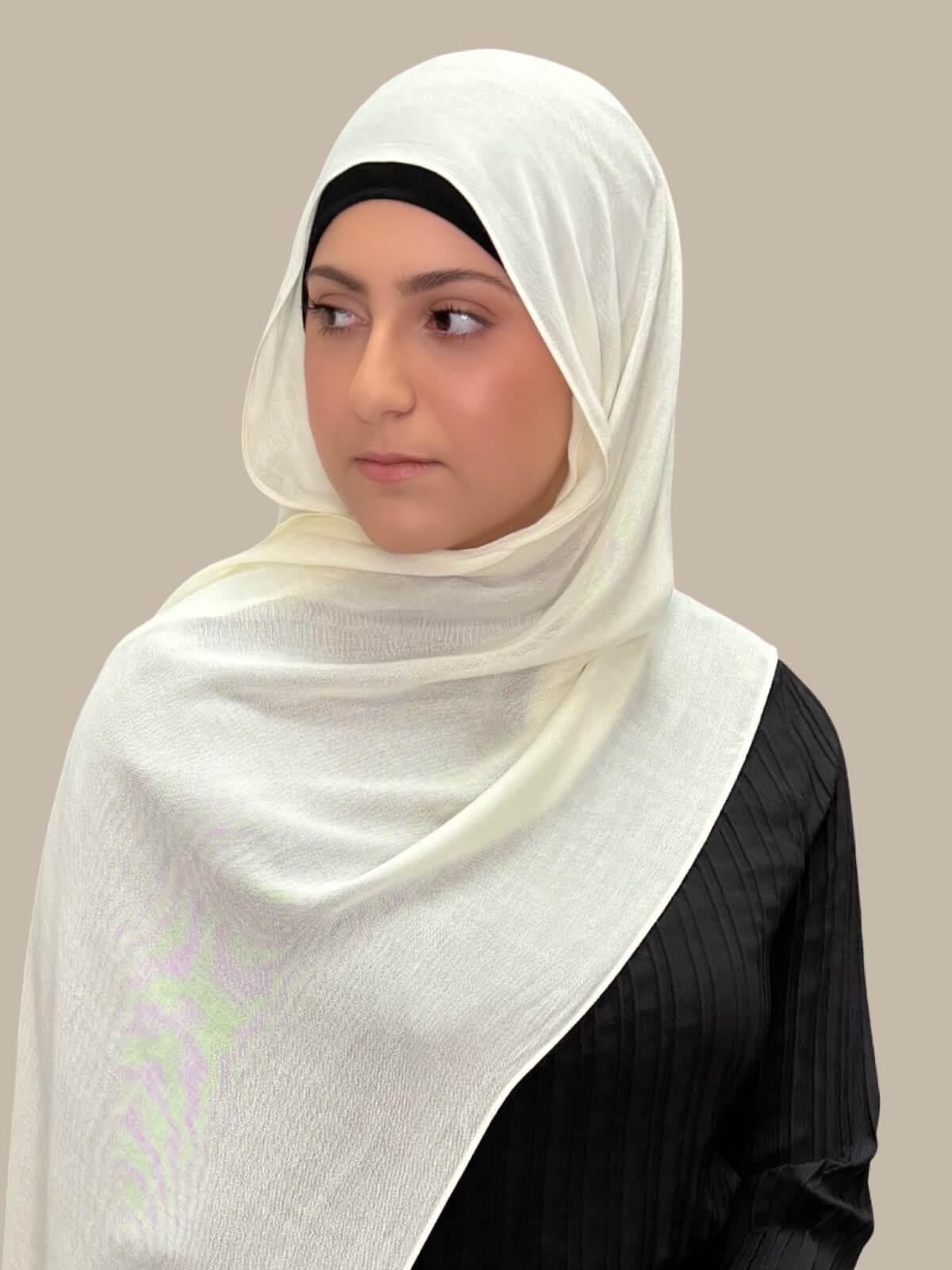 Modish Girl Cotton Modal Hijab-Lace