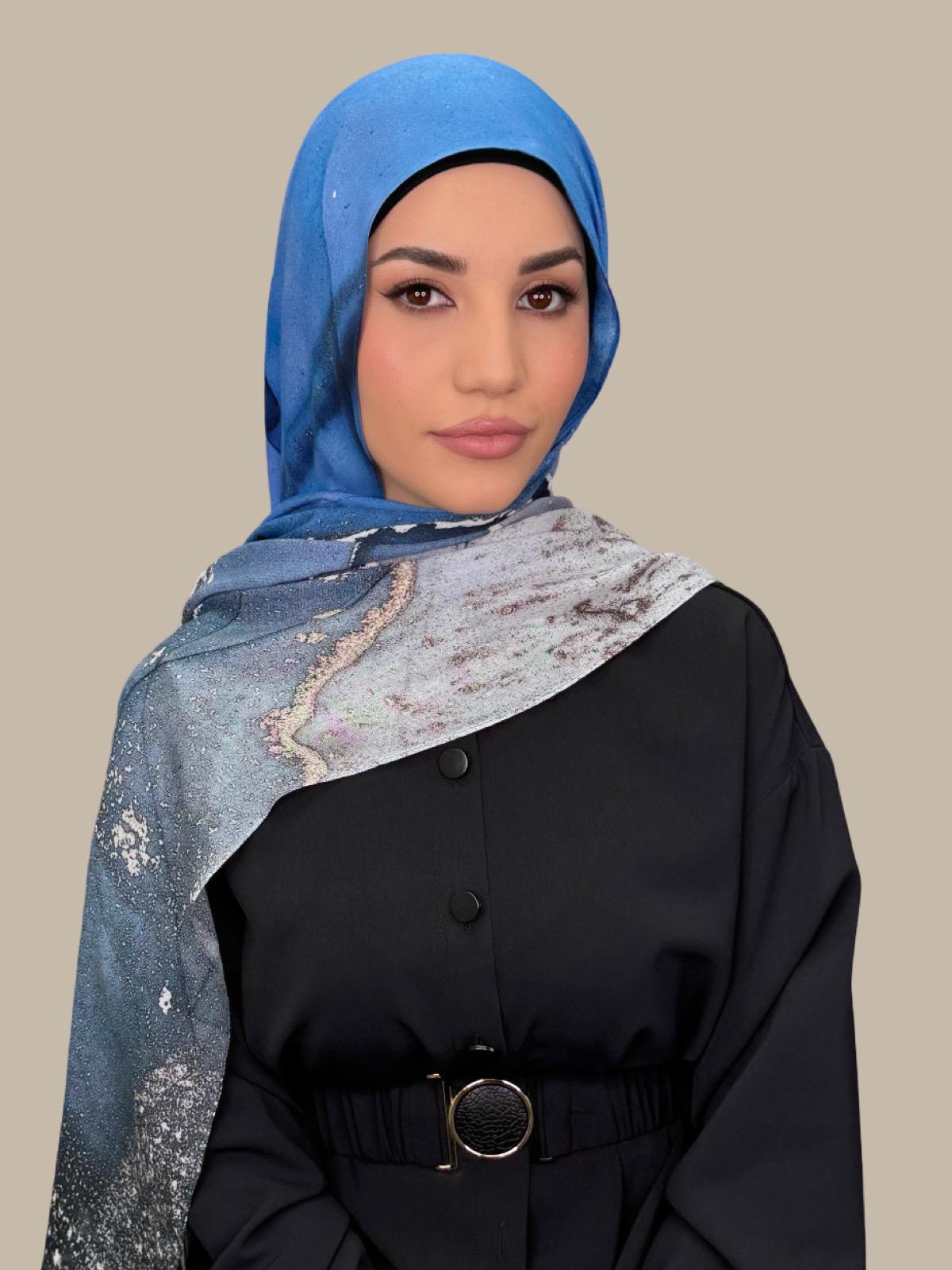 Print Modal Hijab-Santorini Night