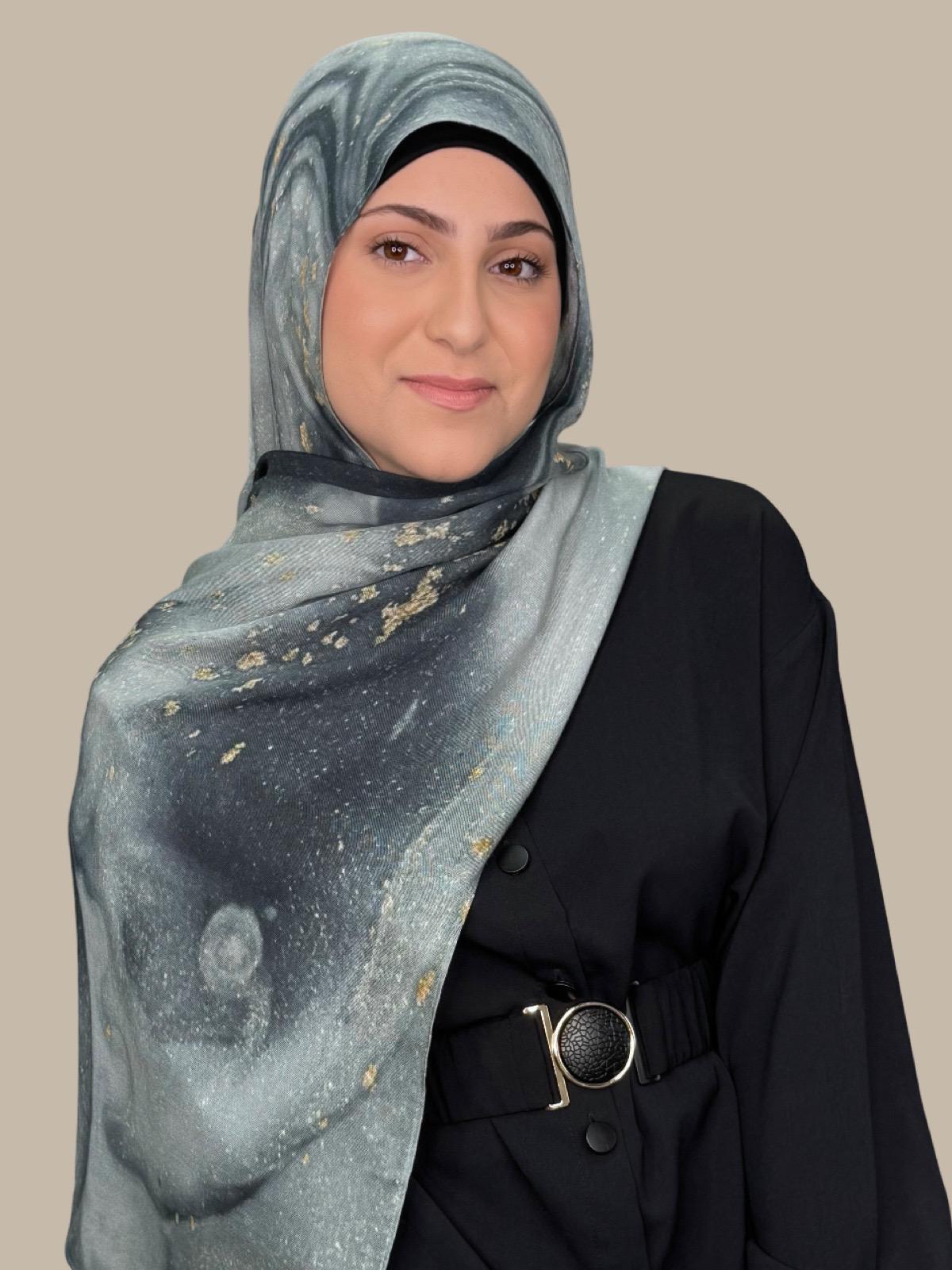 Modish Girl Print Modal Hijab-London Fog
