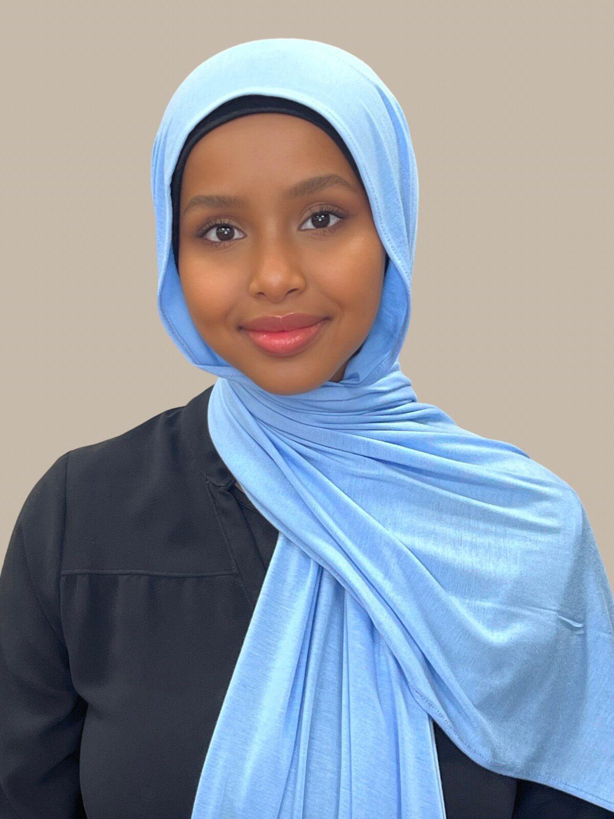 Classic Jersey Hijab-Baby Blue