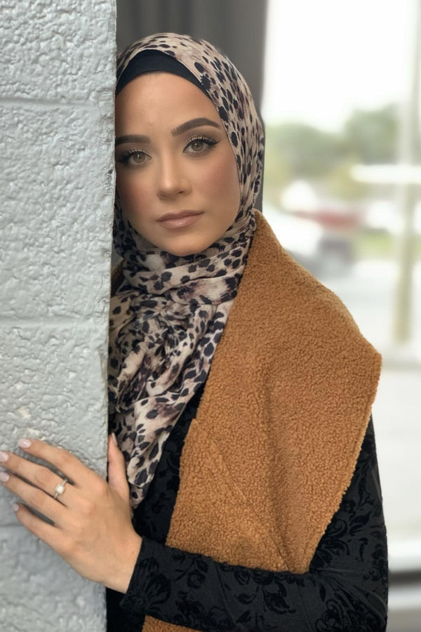 Cheetah Charm Hijab (FINAL SALE)