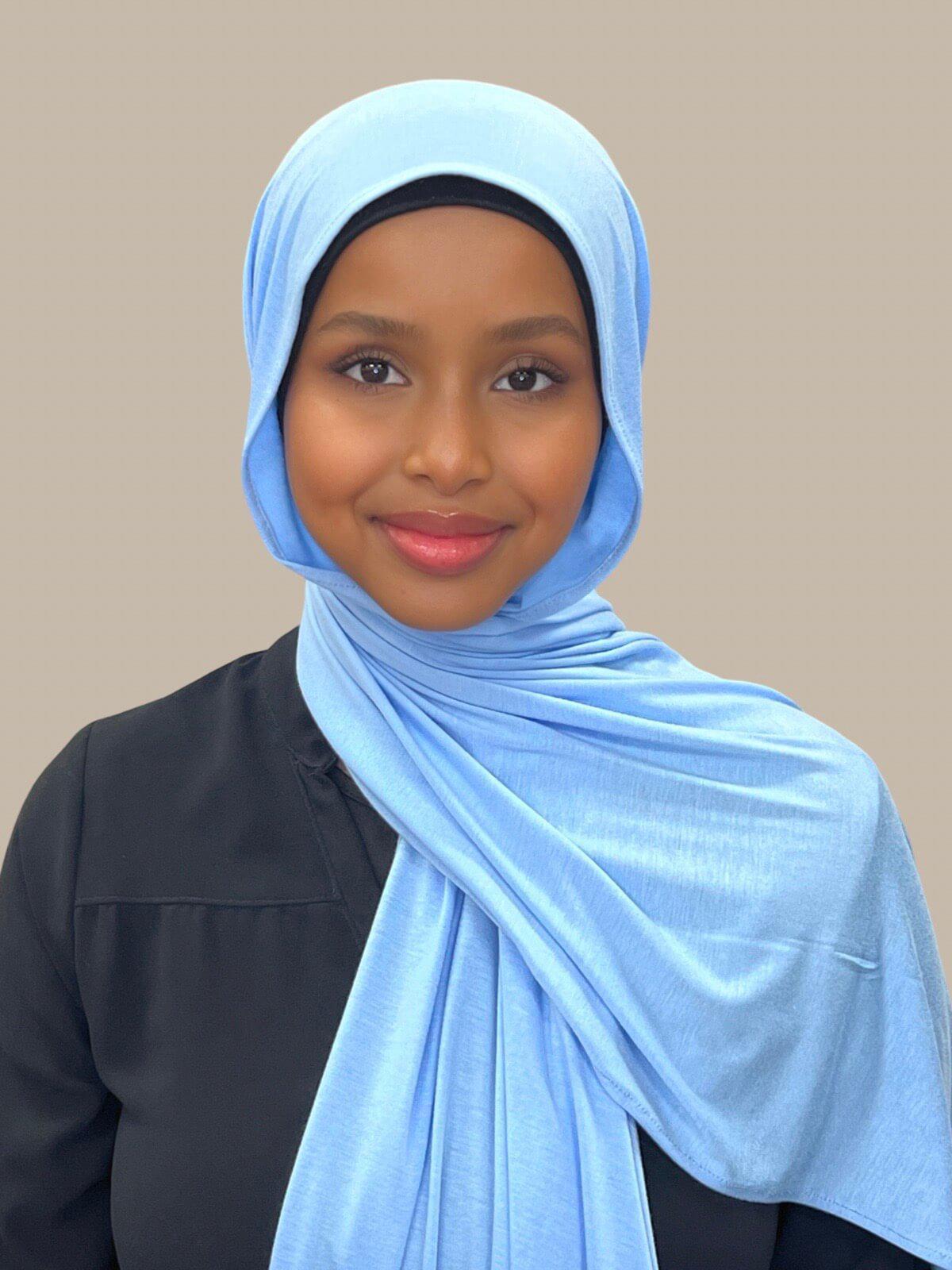 Classic Jersey Hijab-Baby Blue