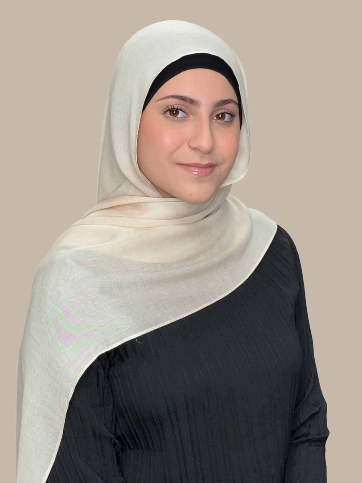 Modish Girl Cotton Modal Hijab-Buttercream