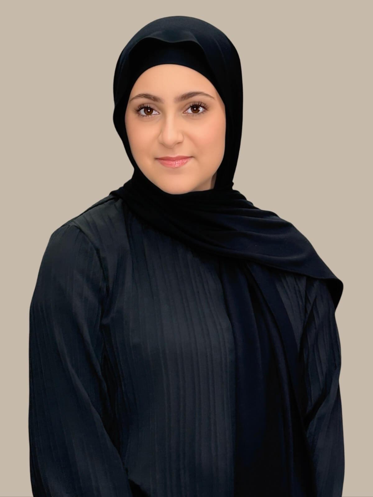 Modish Girl Premium Jersey Hijab-Black