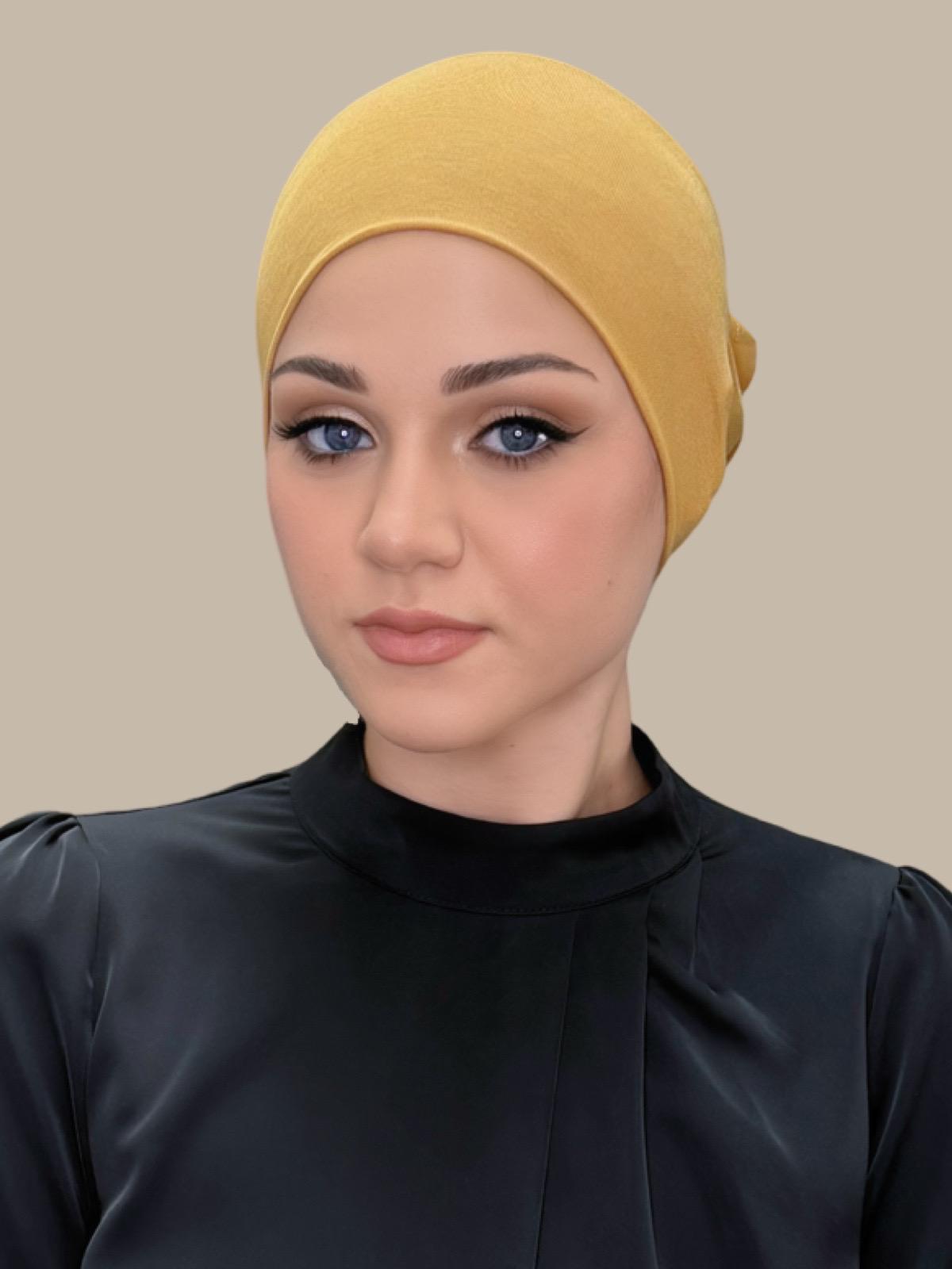 Premium Jersey Underscarf-Saffron