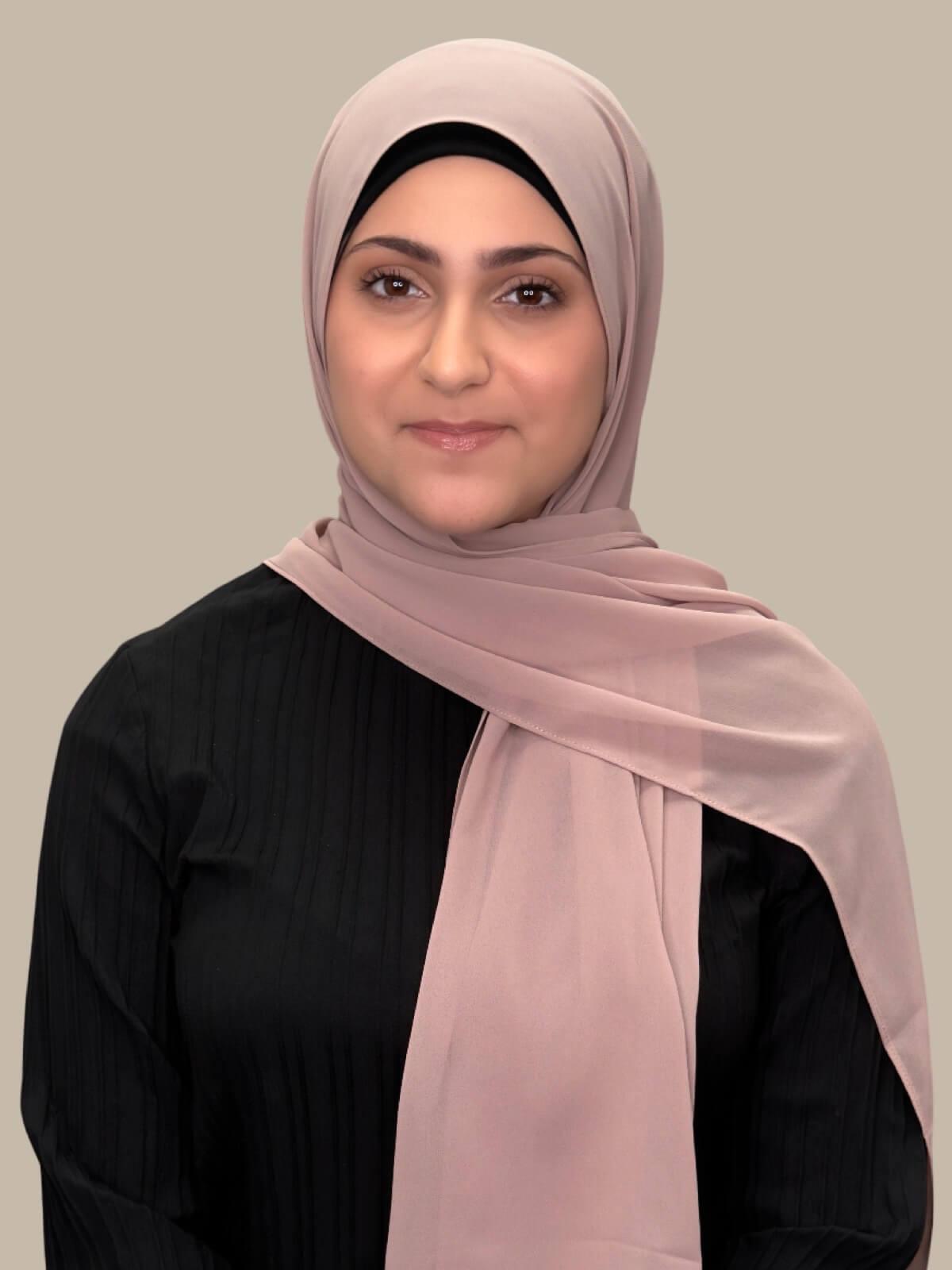 Modish Girl luxury chiffon Hijab-Pale Taupe