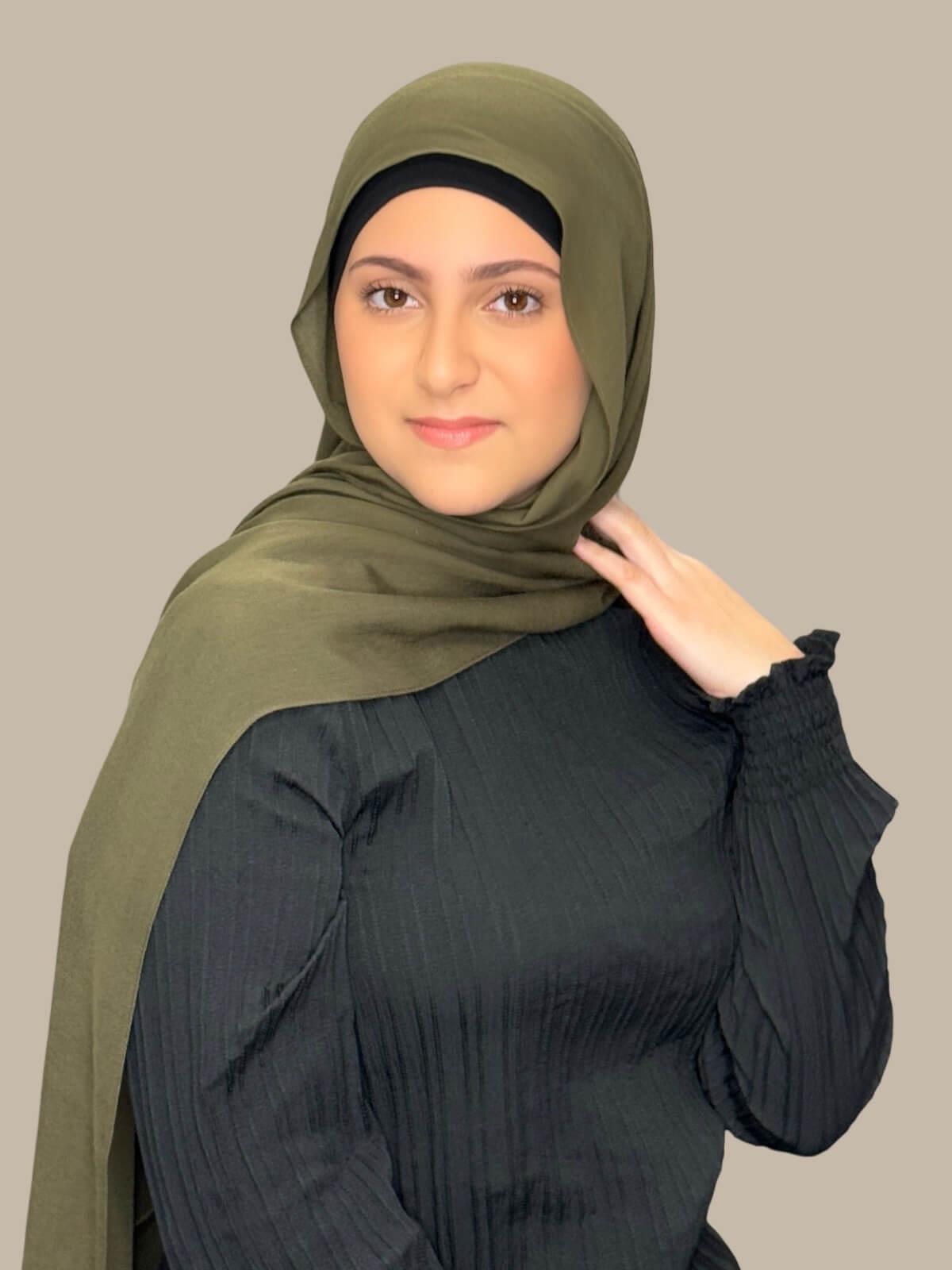 Modish Girl Cotton Modal Hijab-Sunlit Sage