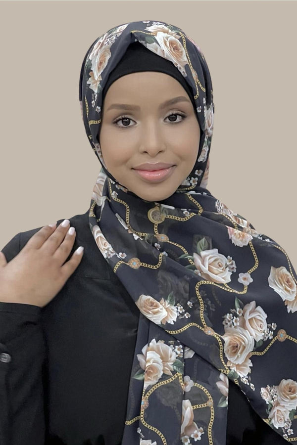 Frosted Floweret Hijab (FINAL SALE)