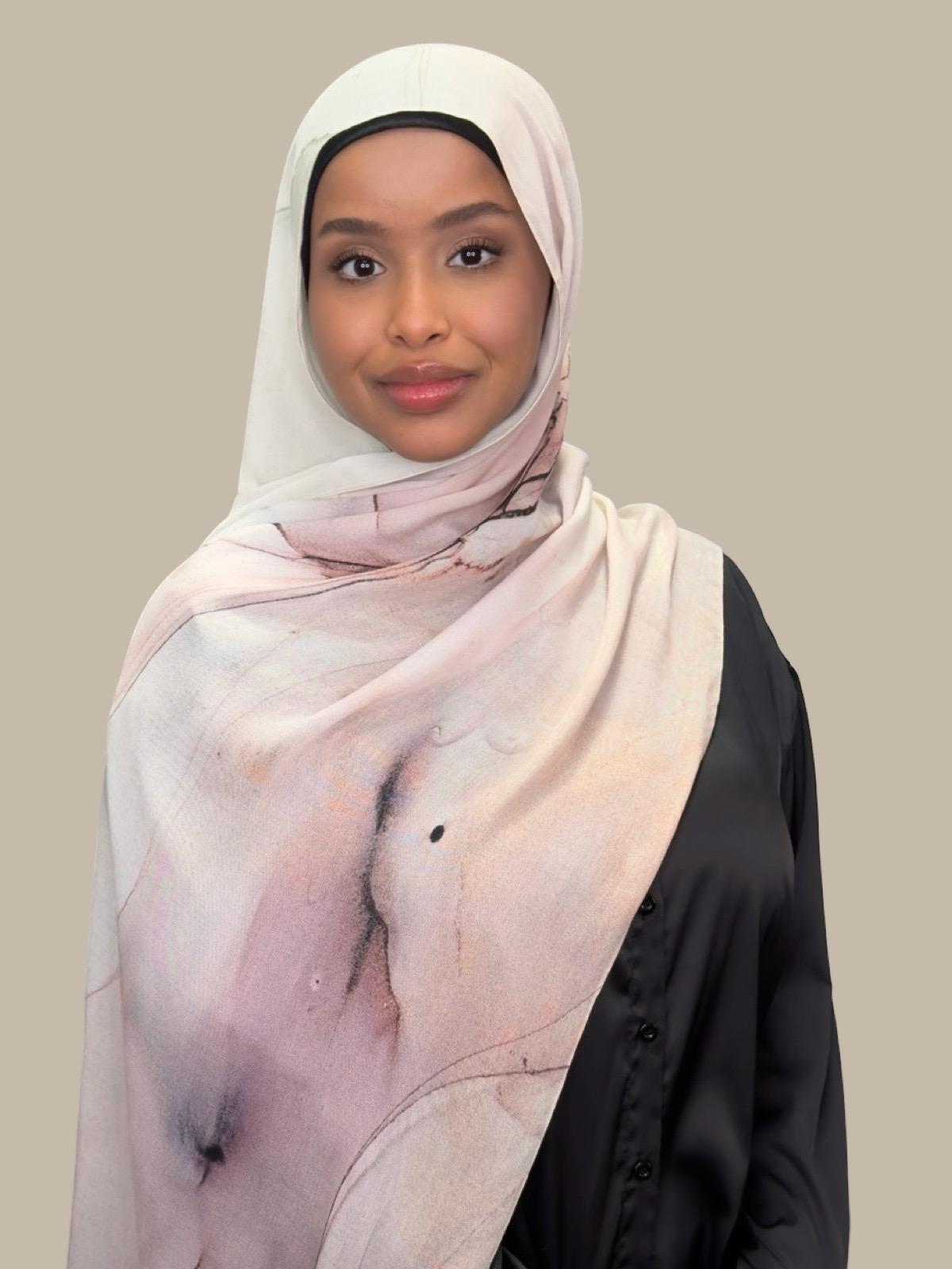 Print Modal Hijab-Tokyo Blossom