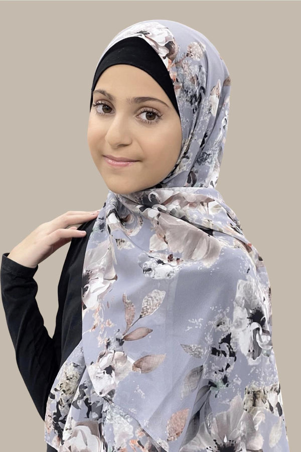 Modish Girl Hijab-Flueretta Slate (FINAL SALE)