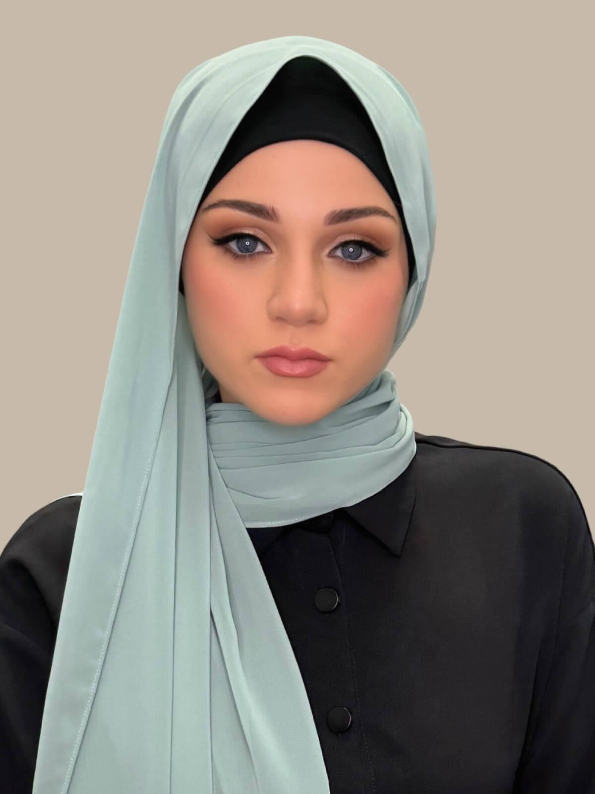 Luxury Chiffon Hijab-Meadow