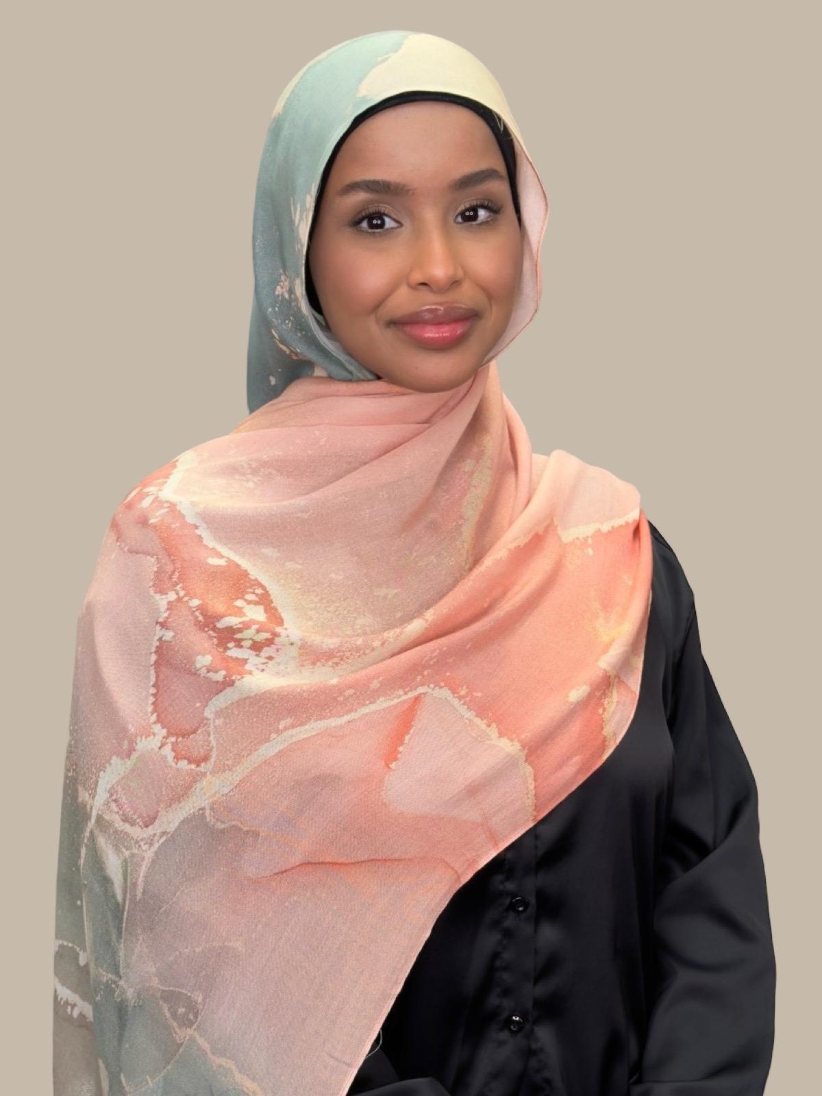 Print Modal Hijab-Sedona Sage