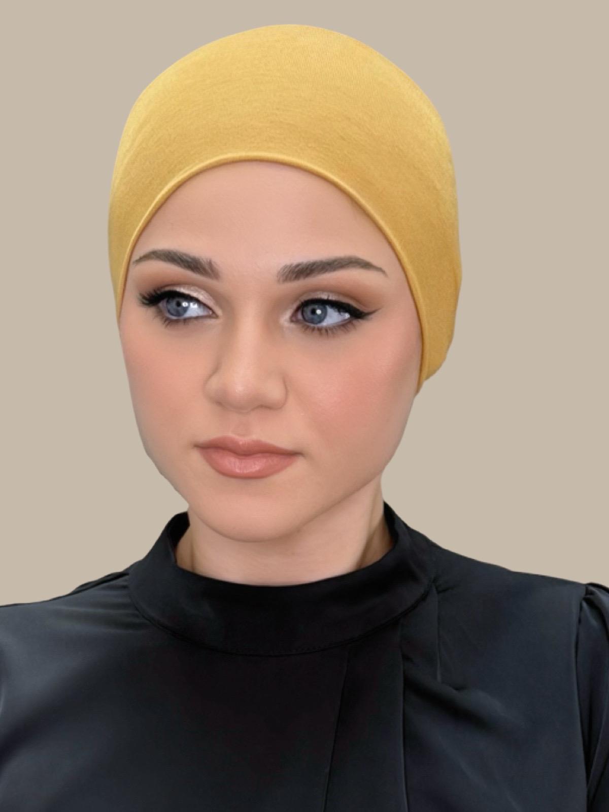 Premium Jersey Underscarf-Saffron