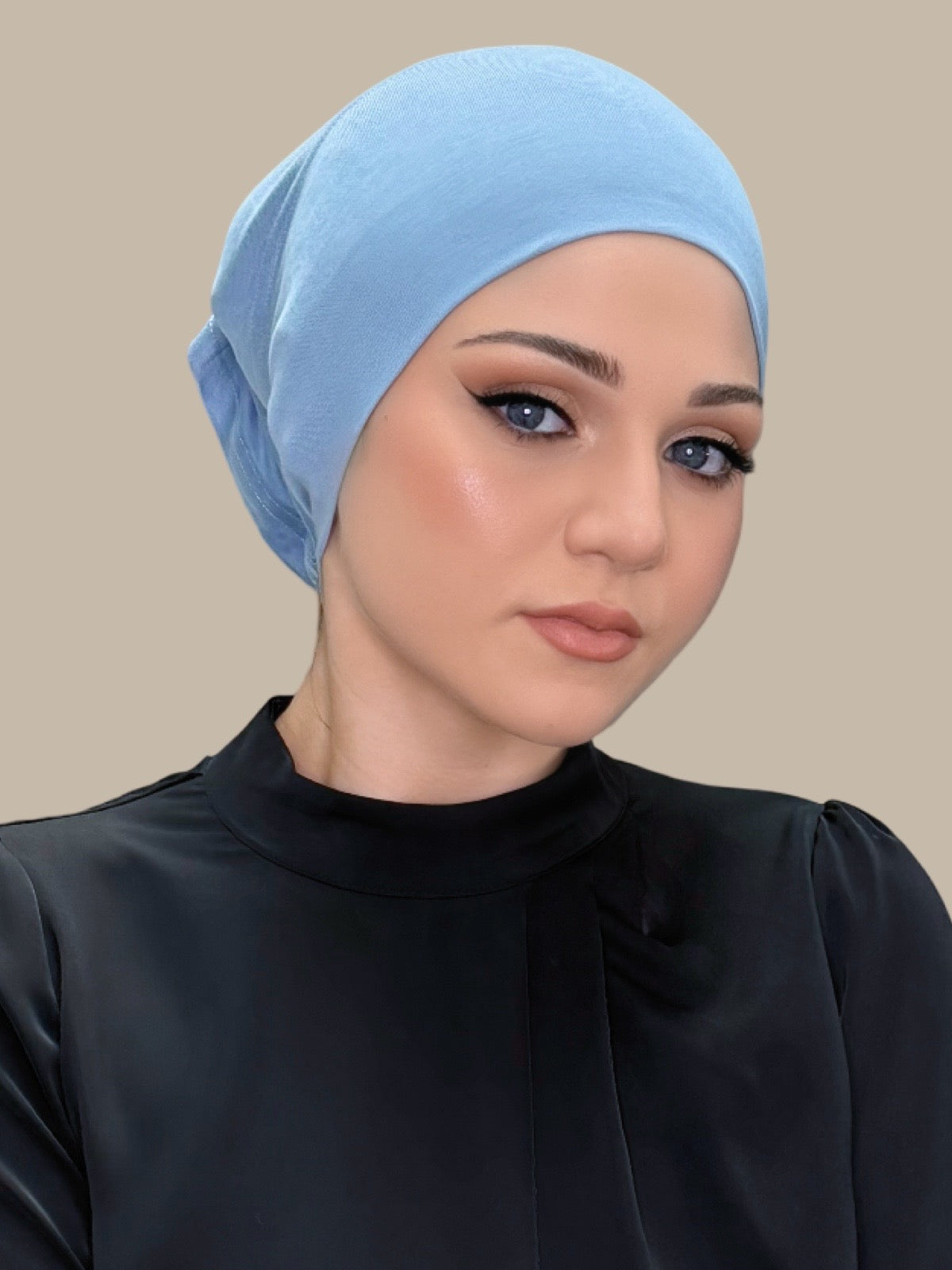 Premium Jersey Underscarf-Dusty Blue