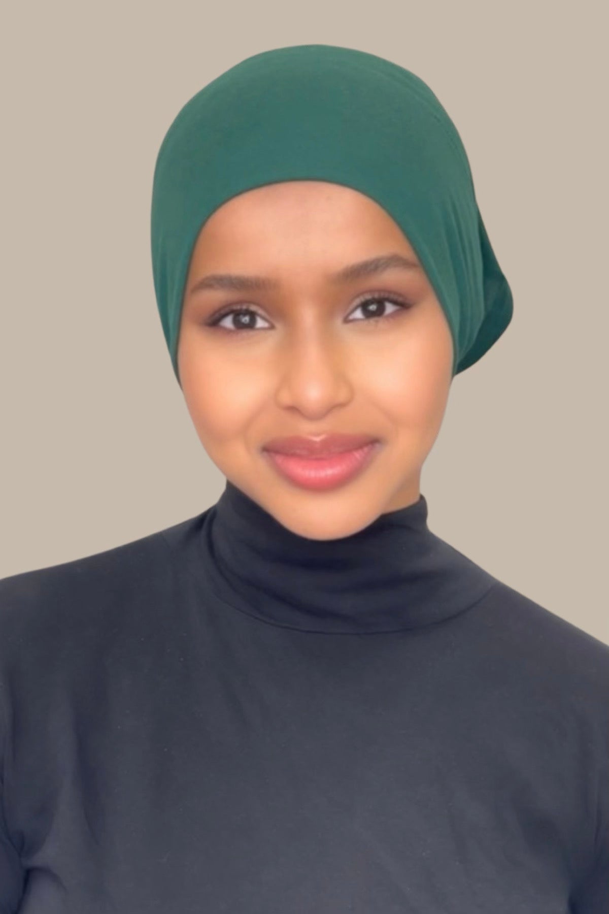 Premium Cotton Underscarf-Deep Green - Modish Hijab