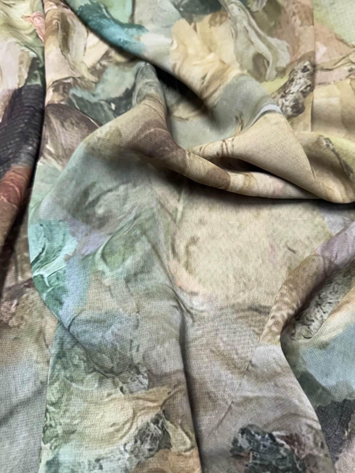 Printed Chiffon Hijab-Willow Drift