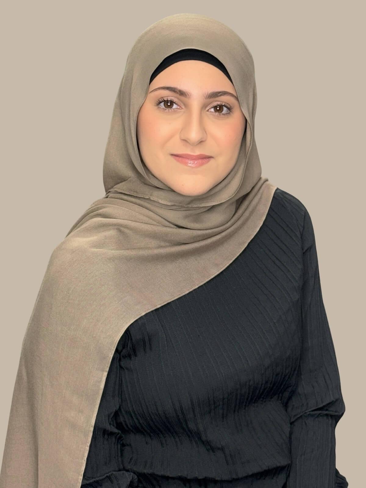 Modish Girl Cotton Modal Hijab-Forest Oak