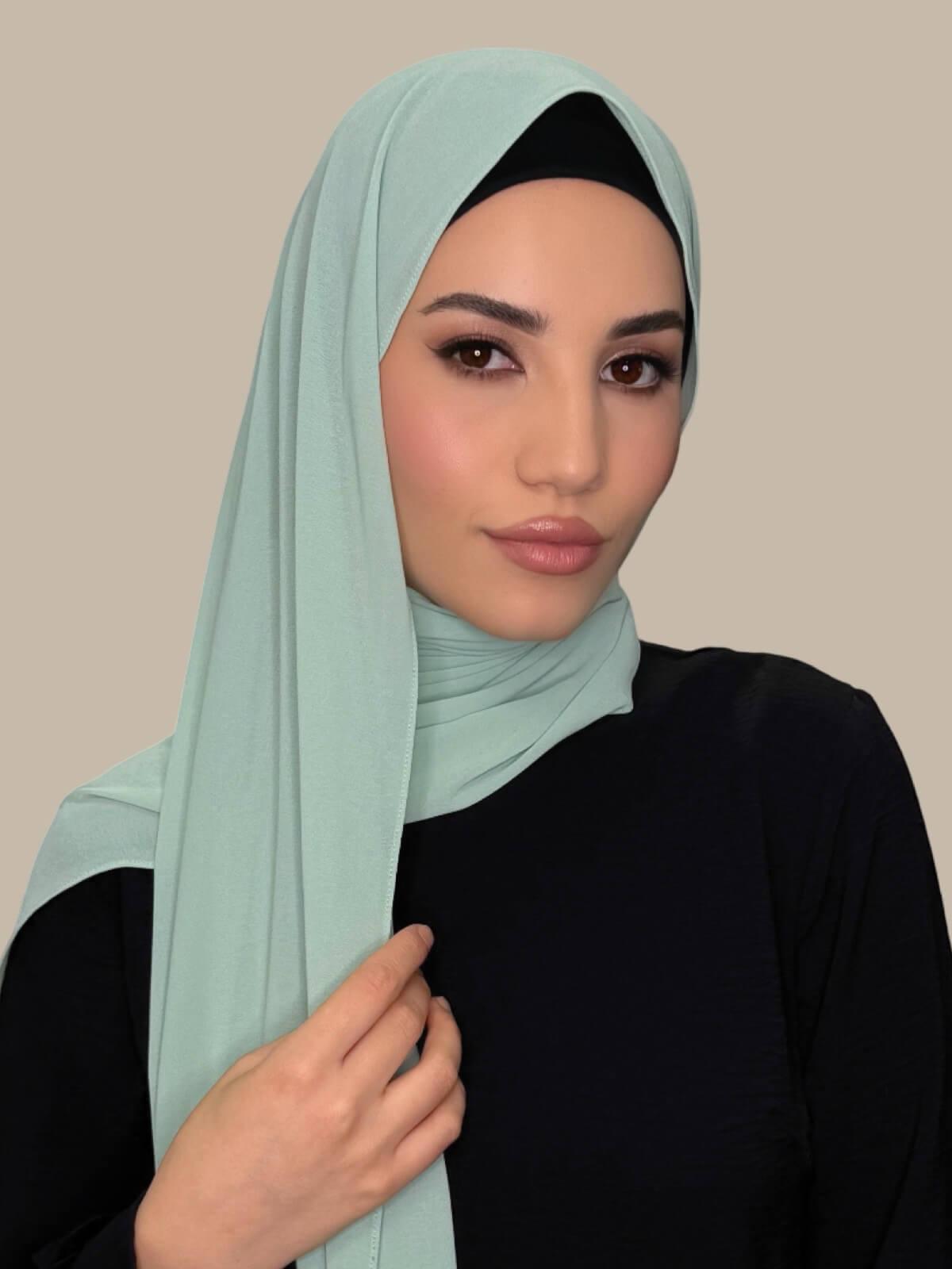 Classic Chiffon Hijab-Teal