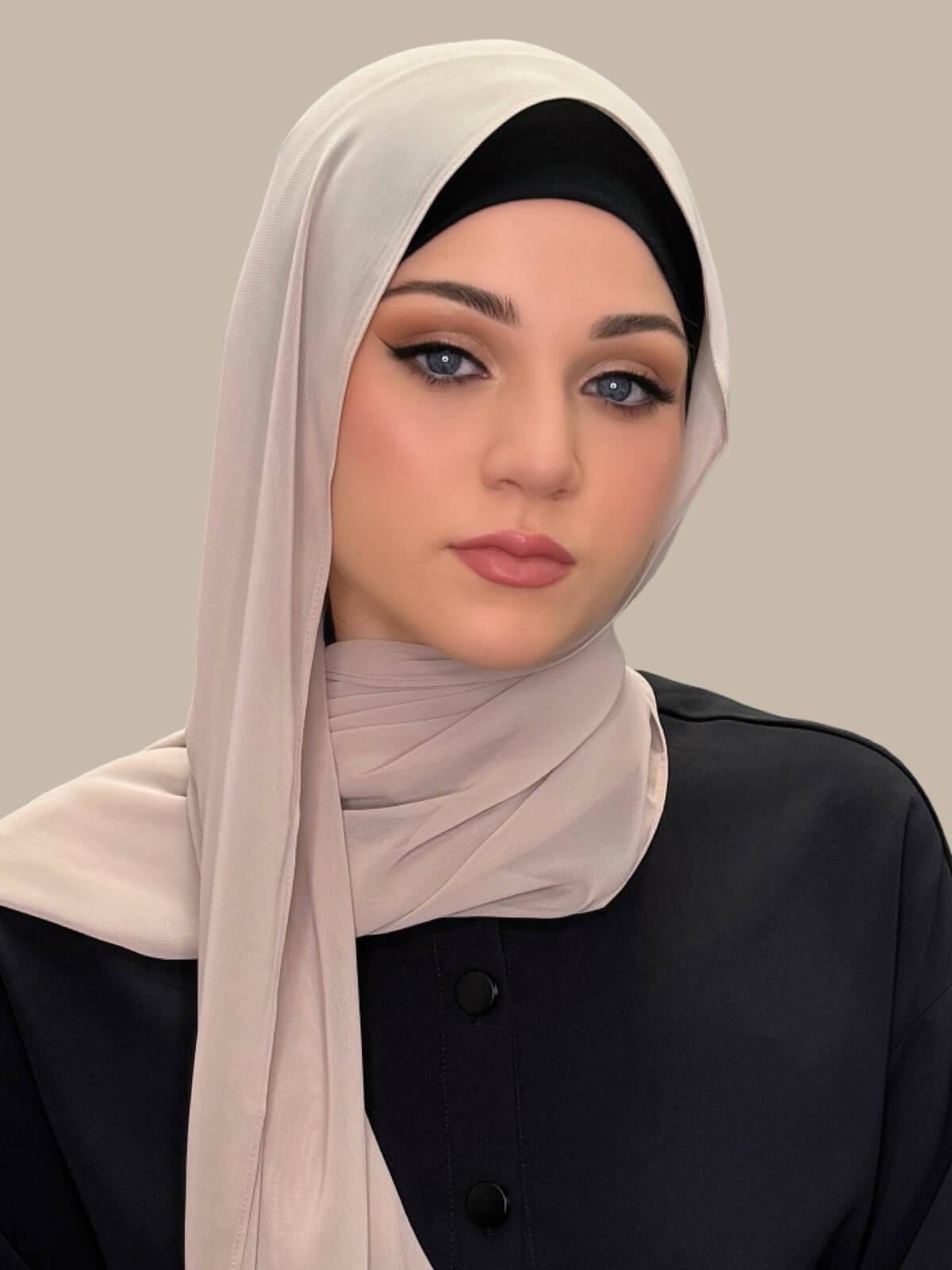 Luxury Chiffon Hijab-Oat