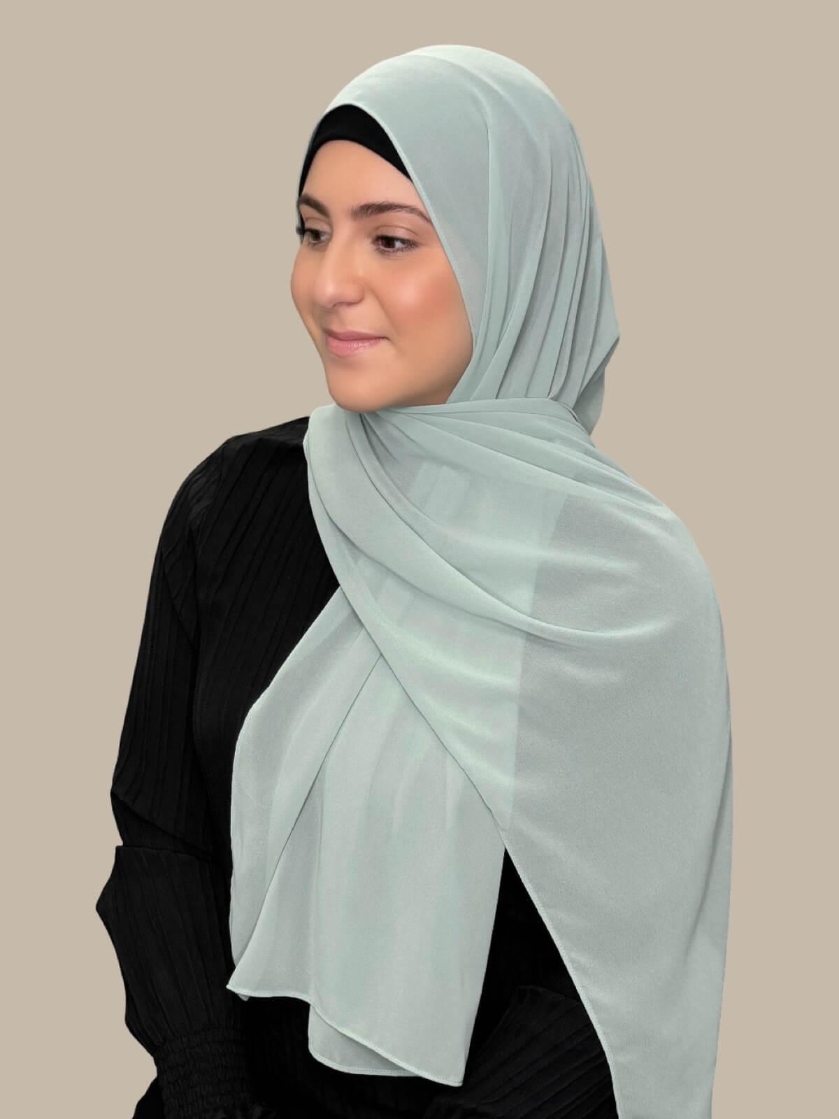 Modish Girl Luxury Chiffon Hijab-Bayleaf
