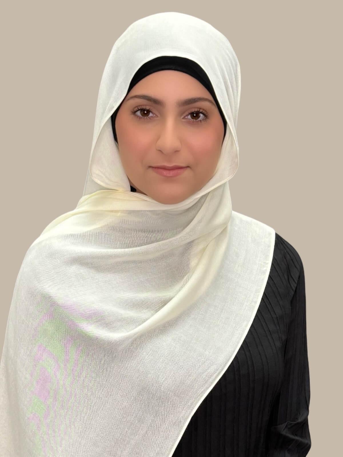 Modish Girl Cotton Modal Hijab-Lace