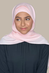 Modish Girl Matching Chiffon Hijab Set-Baby Pink