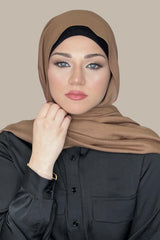 Cotton Modal Hijab-Brunette
