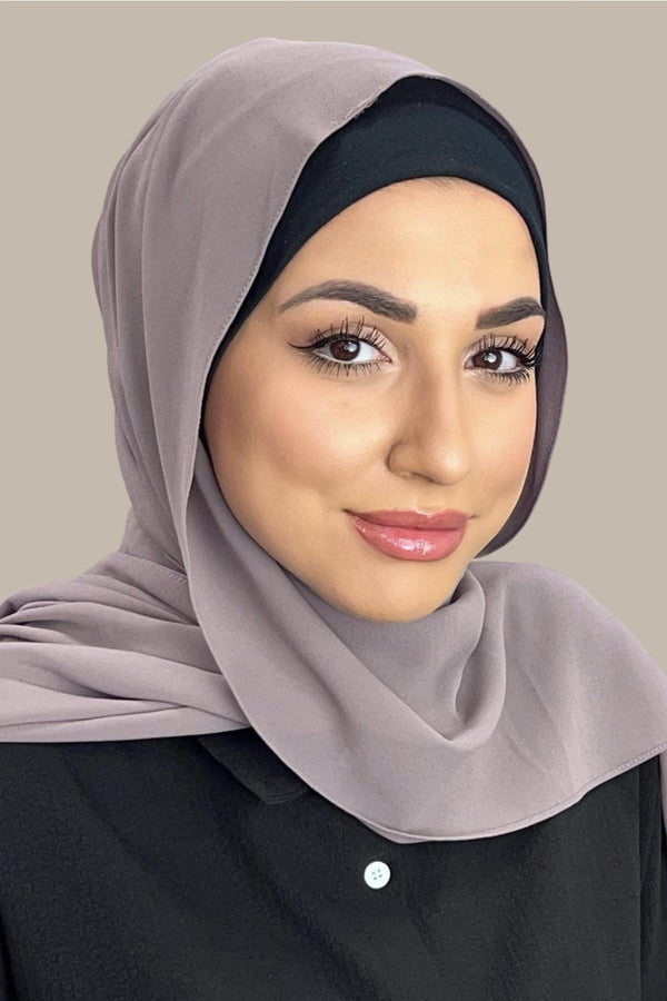 Classic Chiffon Hijab-Light Mocha