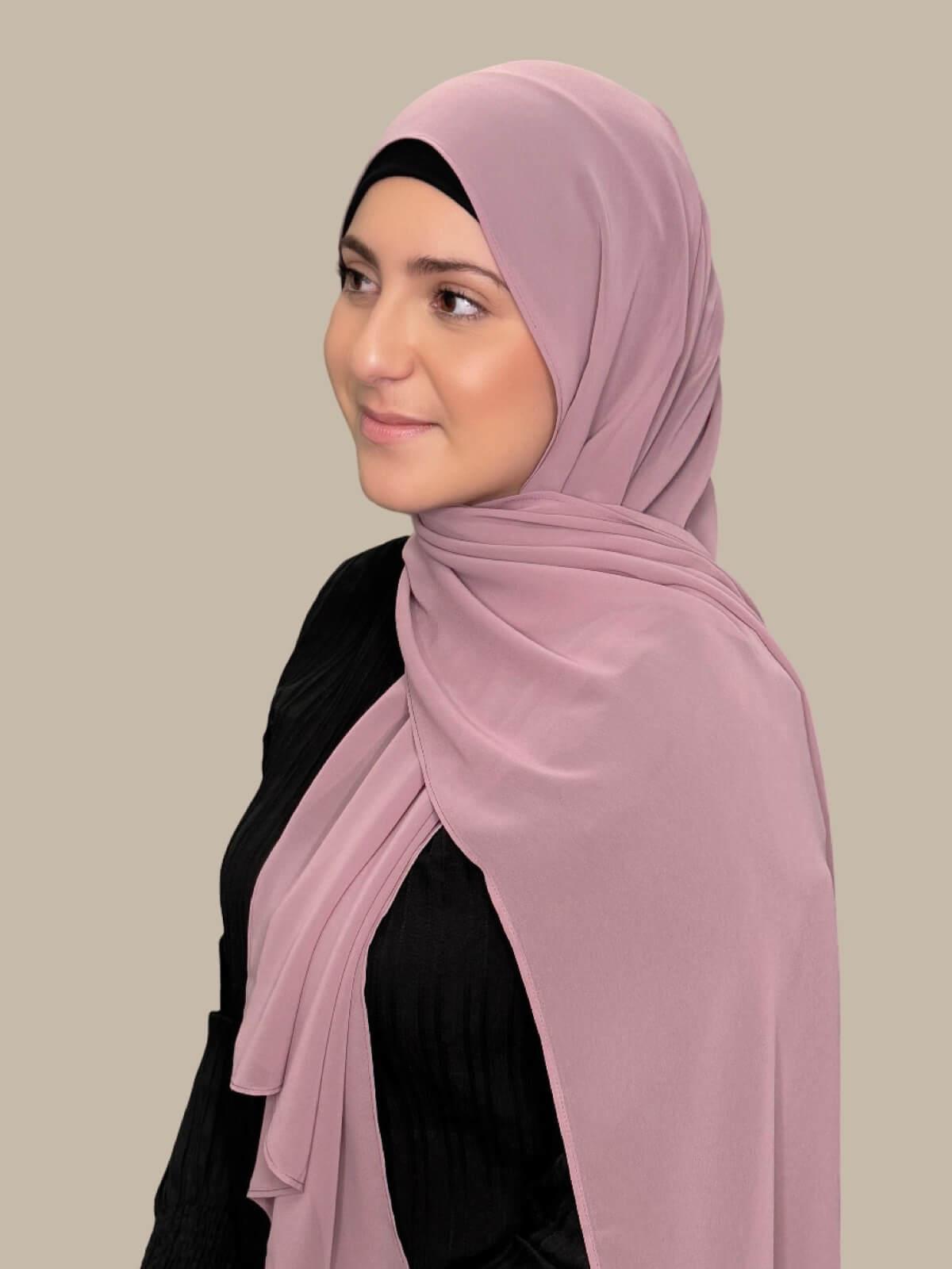 Modish Girl Luxury Chiffon Hijab-Orchid