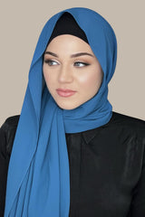 Classic Chiffon Hijab-Ocean