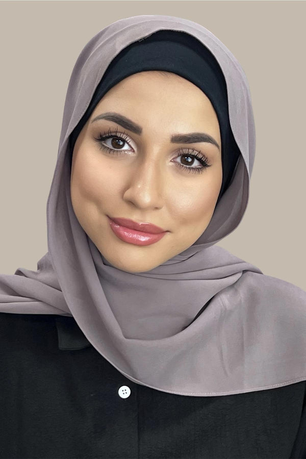 Classic Chiffon Hijab-Light Mocha