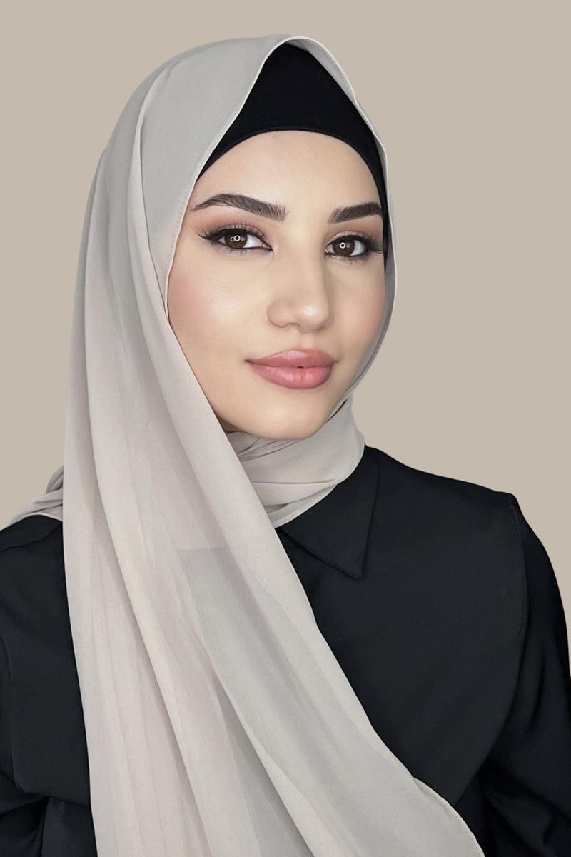Luxury Chiffon Hijab-Desert