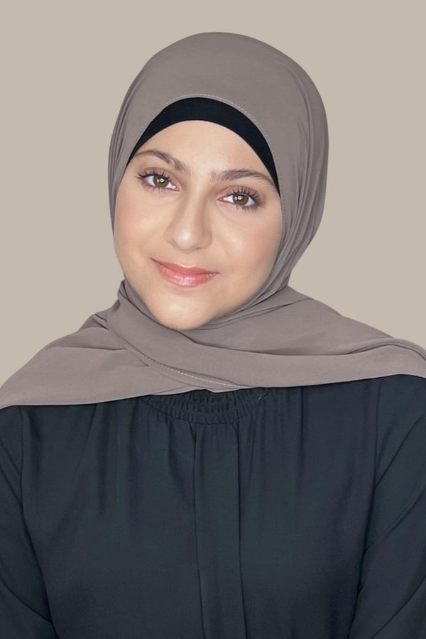 Modish Girl Luxury Chiffon Hijab-Sandstone