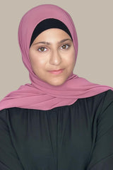 Modish Girl Luxury Chiffon Hijab-Pale Rose