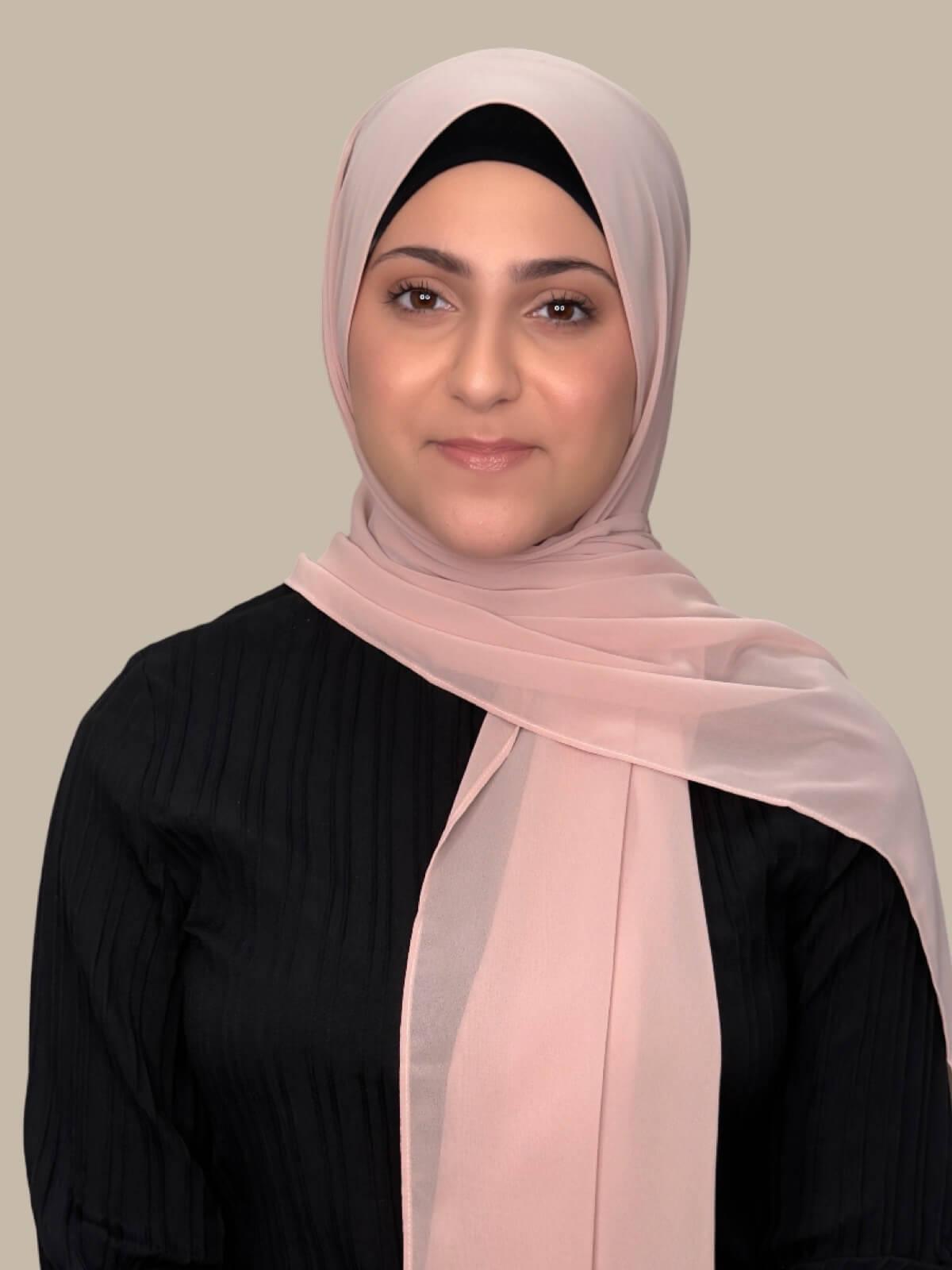 Modish Girl Luxury Chiffon Hijab-Pearl