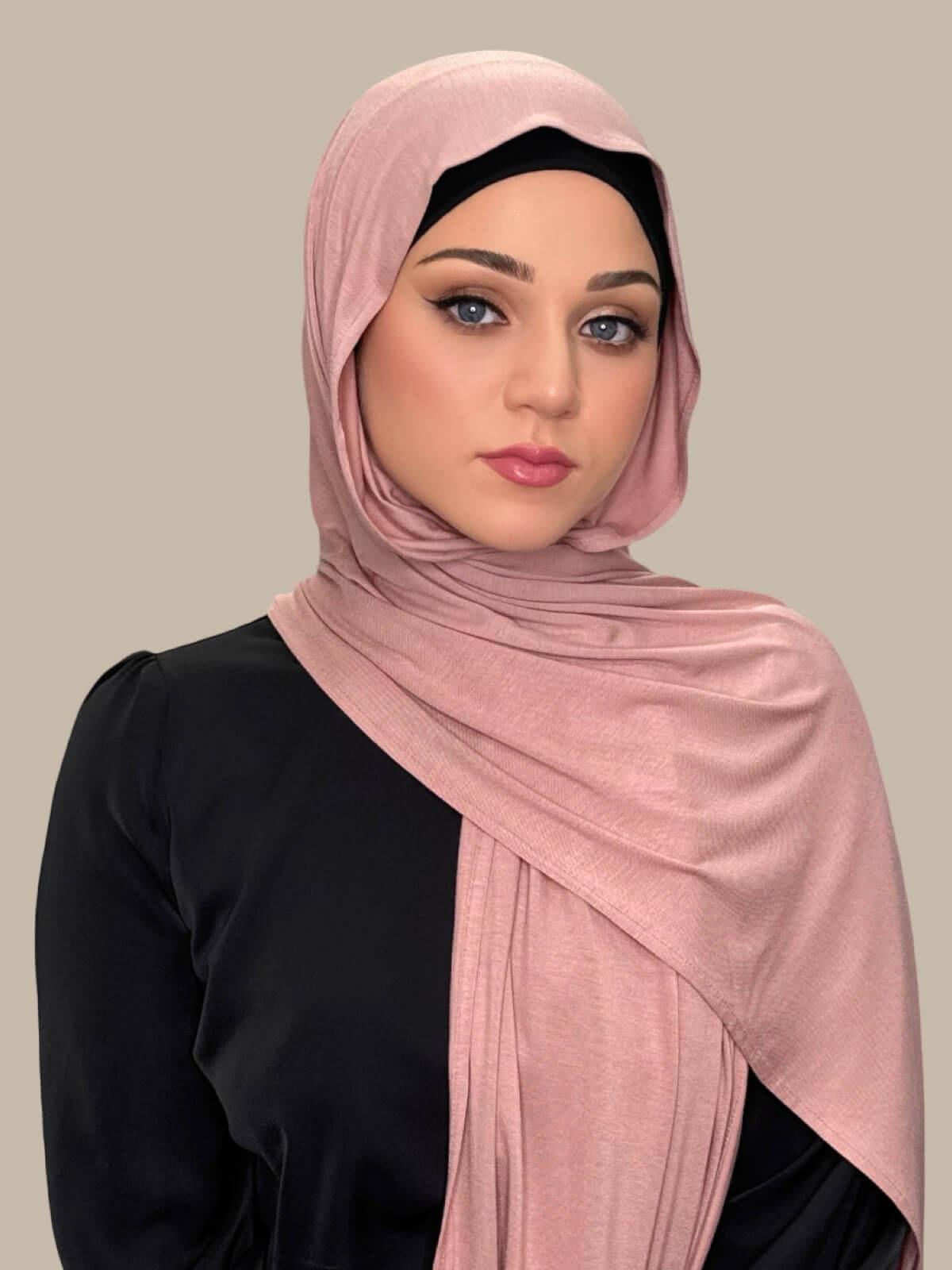 Classic Jersey Hijab-Rosin