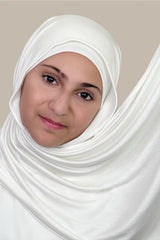 Modish Girl Premium Jersey Hijab-Off White