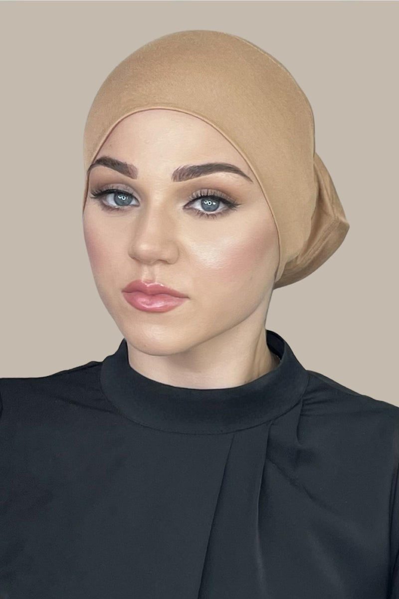 Premium Jersey Under Scarf-Honey