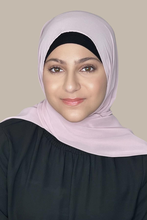 Modish Girl Luxury Chiffon Hijab-Rose Gold