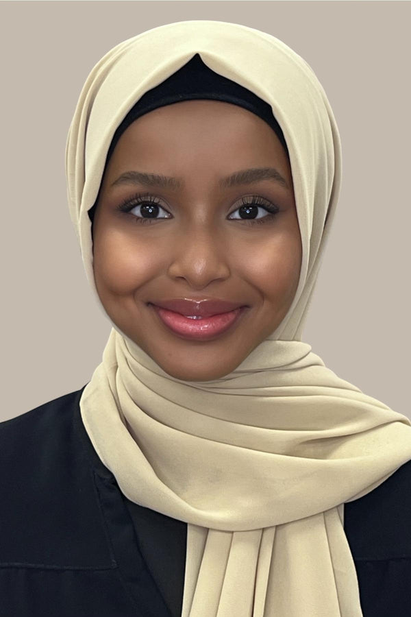 Classic Chiffon Hijab-Linen