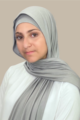 Modish Girl Premium Jersey Hijab-Chic Grey